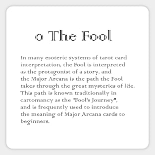 The Fool Tarot Arcana meaning Magnet